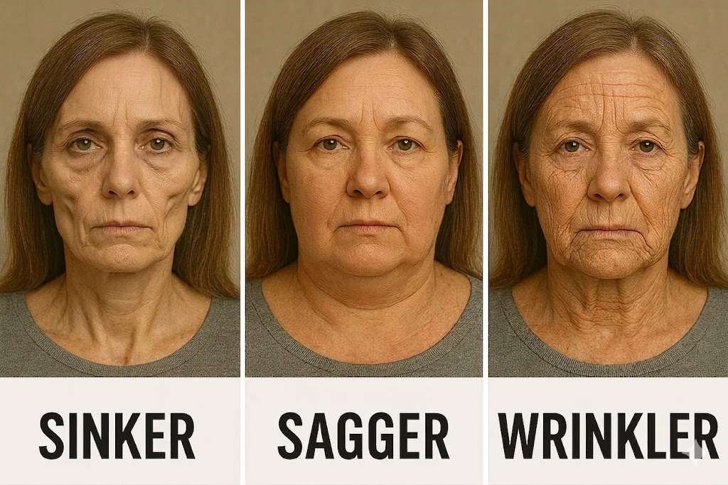 What Type of Aging Do You Have? Sinker, Sagger, or Wrinkler