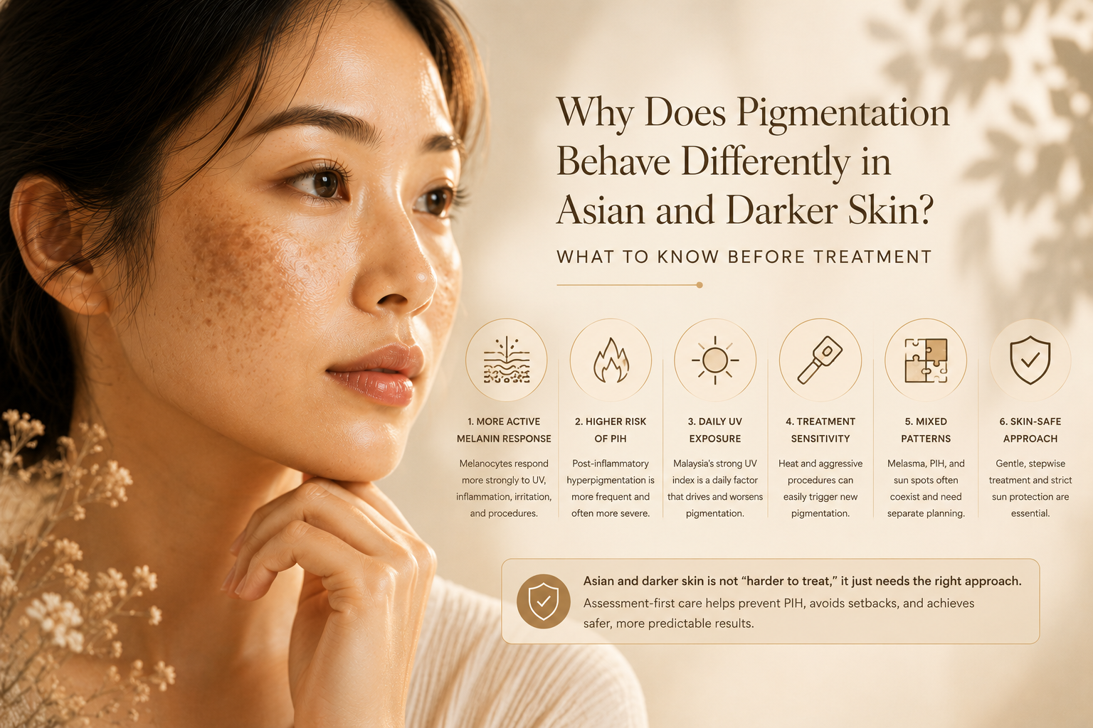 Why Does Pigmentation Behave Differently in Asian and Darker Skin?