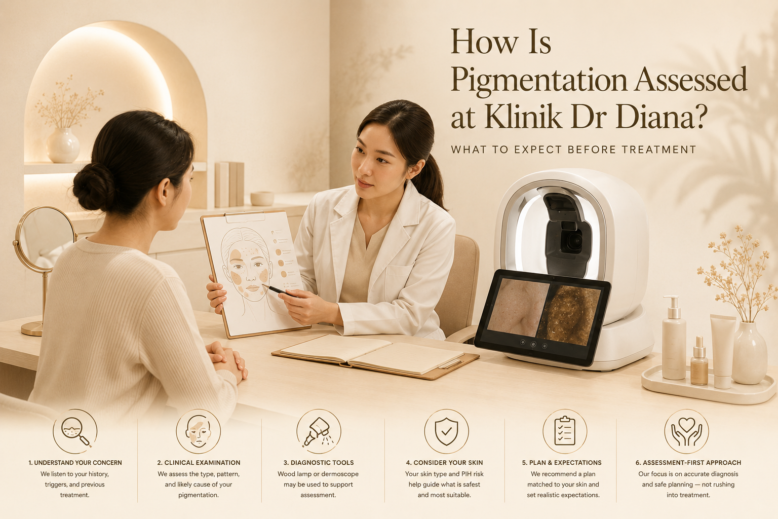 How Is Pigmentation Assessed at Klinik Dr Diana?