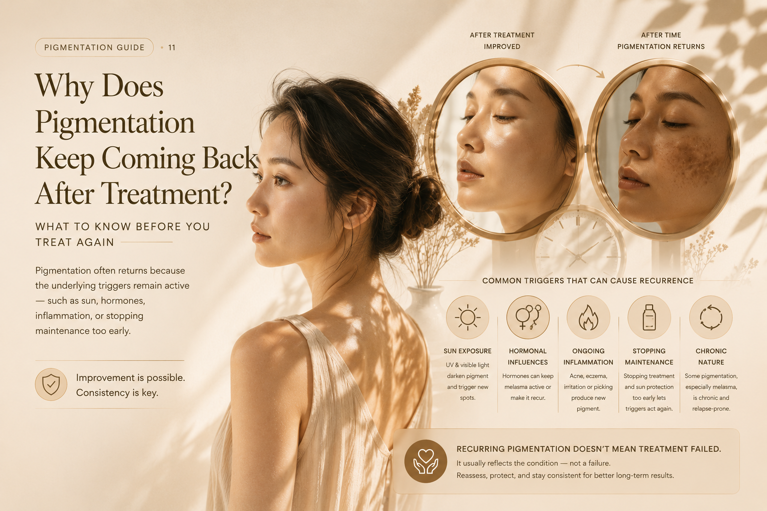 Why Does Pigmentation Keep Coming Back After Treatment?