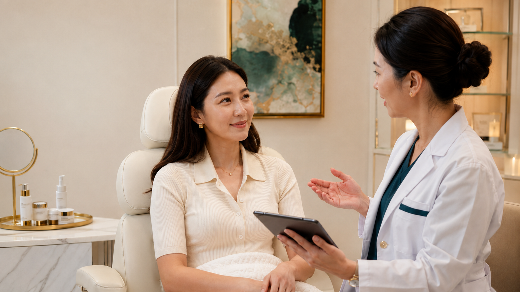 Dark eye circle treatment aftercare and review at Klinik Dr Diana