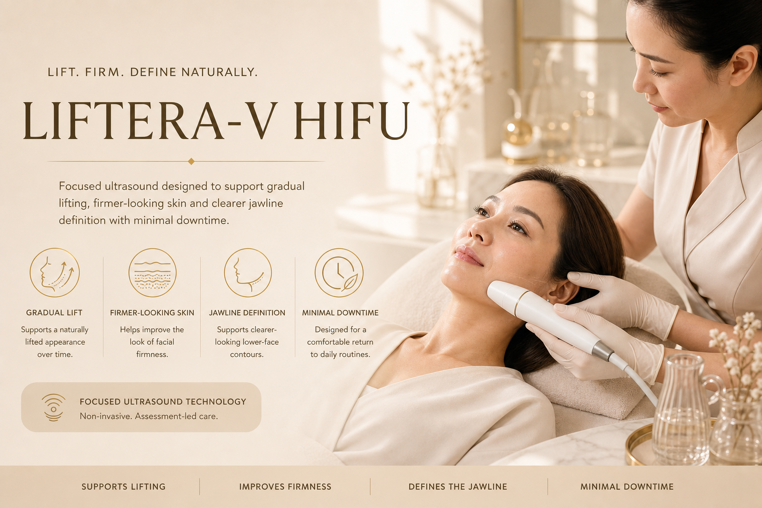 Liftera-V HIFU lifting and skin-tightening treatment at Klinik Dr Diana