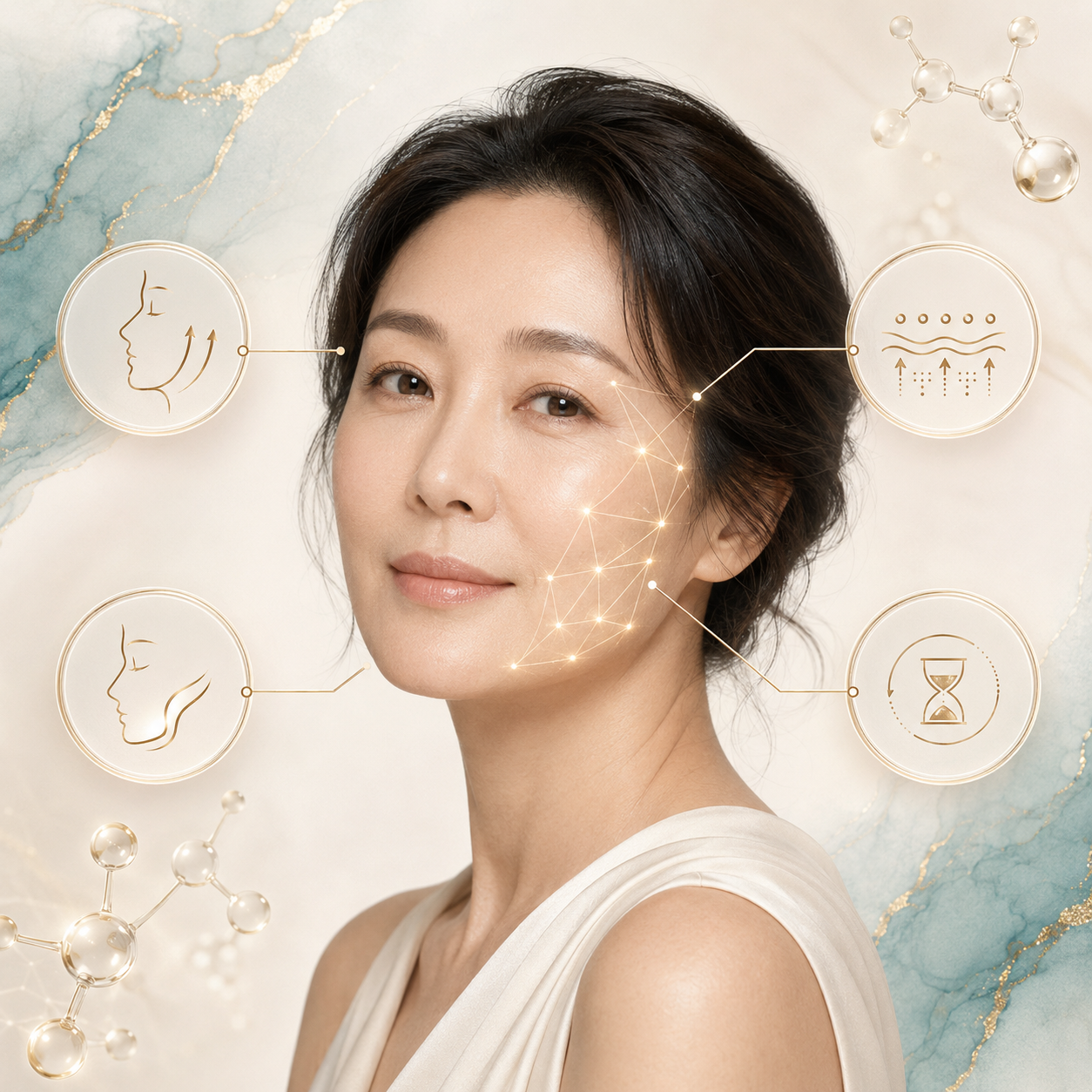 Profhilo Structura benefits for facial support, firmer-looking skin and natural contour softening at Klinik Dr Diana