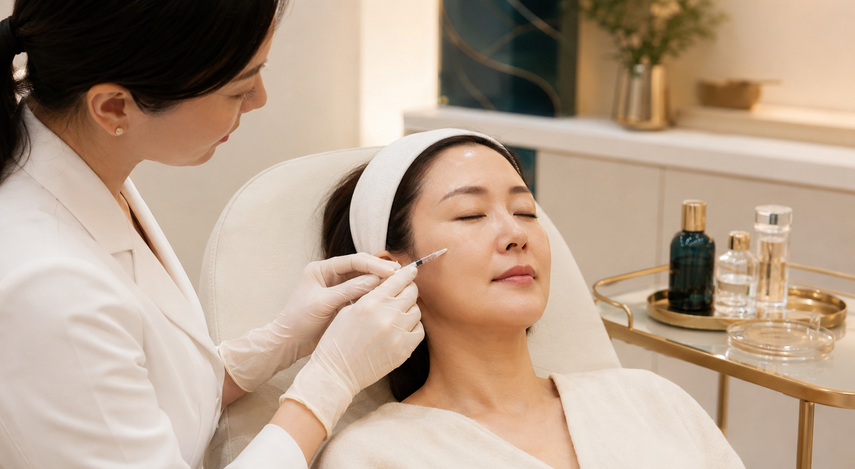 Profhilo Structura injectable treatment in a medical aesthetic clinic