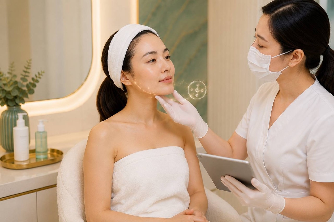 Post-treatment review and aftercare after Radiesse biostimulator treatment
